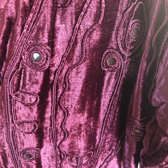 Velvet vintage jacket - Picture 3 of 5